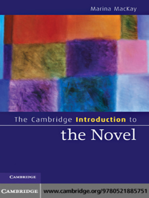 Title details for The Cambridge Introduction to the Novel by Marina MacKay - Available